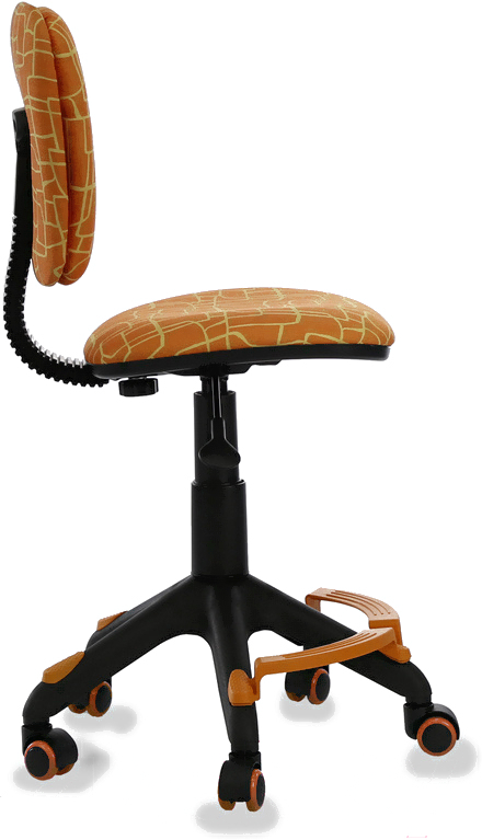 Кресло детское Бюрократ CH-204-F/GIRAFFE оранжевый жираф