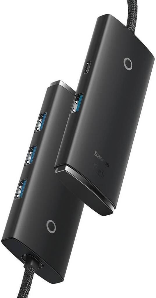 USB-хаб Baseus Lite Series Black (WKQX030401)