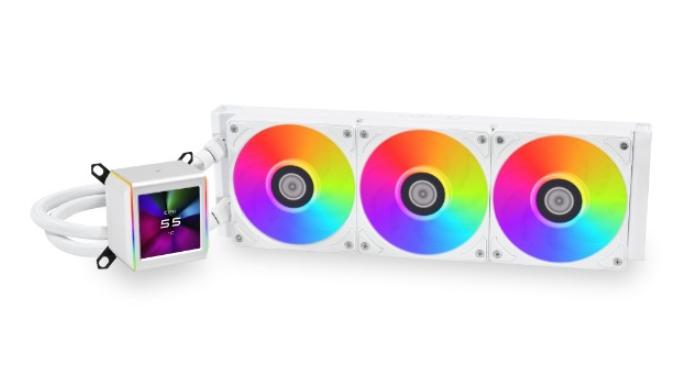 Кулер для процессора Lian Li Galahad II LCD 360 White (G89.GA2ALCD36W.00)