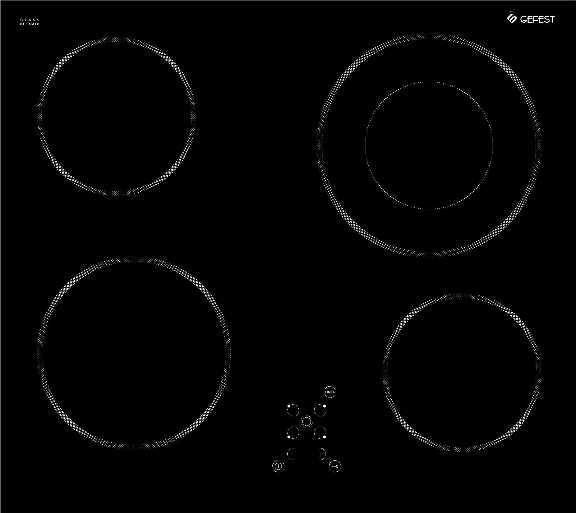 Варочная панель Gefest ПВЭ 4233 К10