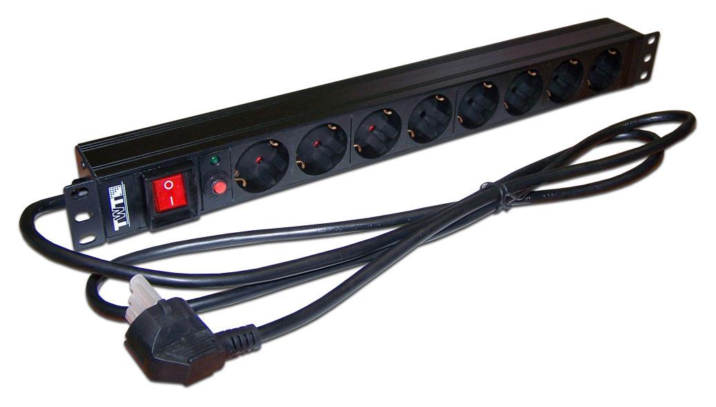 Блок распределения питания TWT TWT-PDU19-16A8P-1.8
