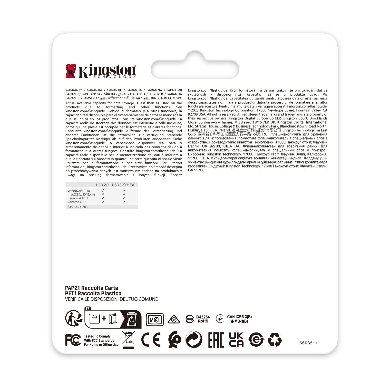 USB Flash-накопитель Kingston Data Traveler SE9 G3 512Gb (DTSE9G3/512GB)