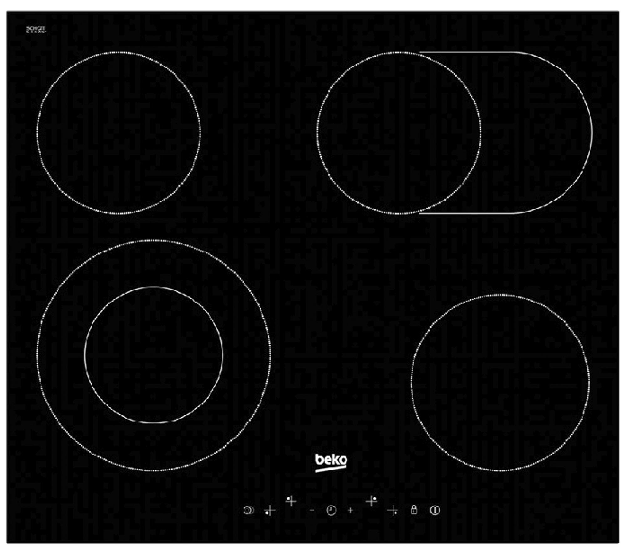 Варочная панель Beko HIC 64403 T черный