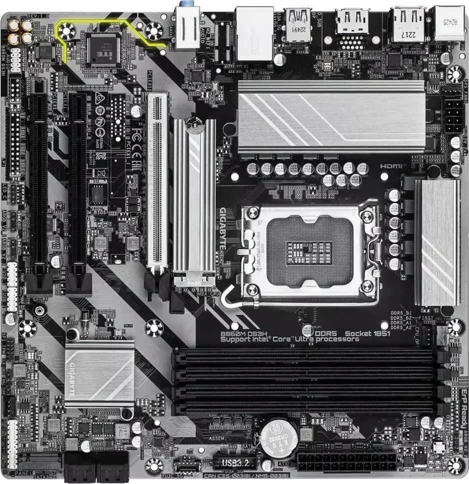 Материнская плата Gigabyte B860M DS3H rev. 2.0