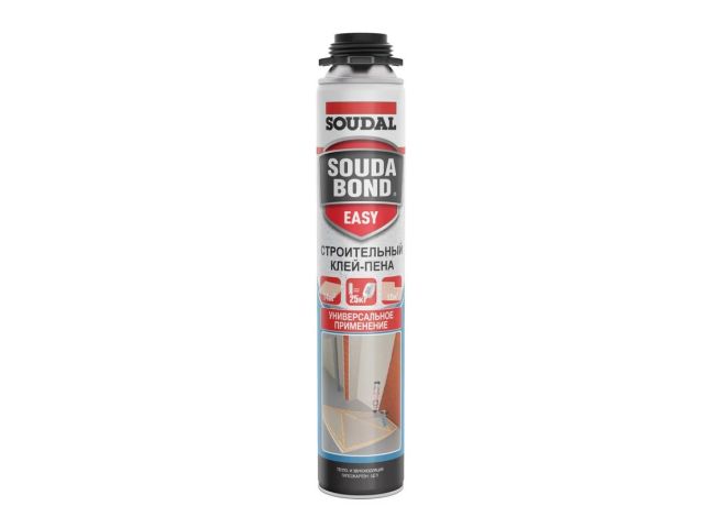 Клей-пена полиуретановая пистолетная "Soudal"Soudabond Easy " 750 мл