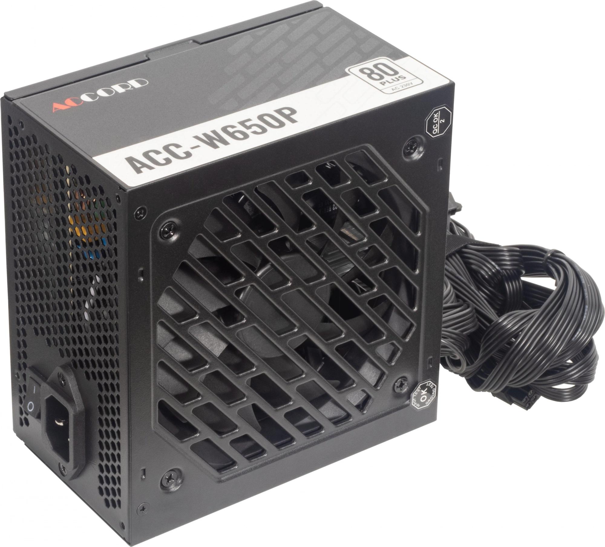 Блок питания Accord ATX 650W 80 Plus White (ACC-W650P)