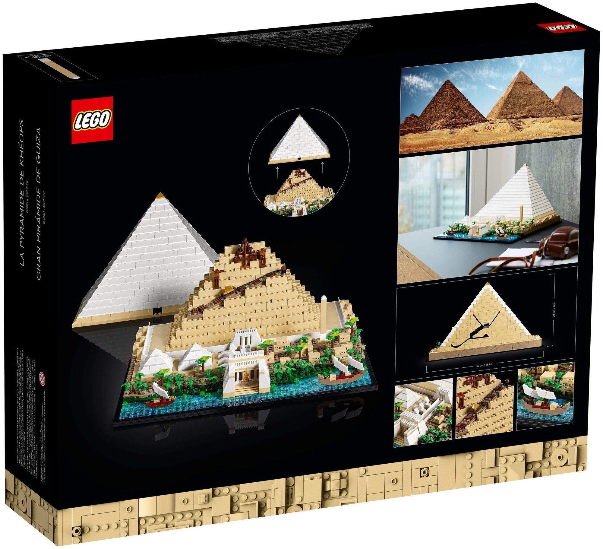 Конструктор Lego Architecture Великая пирамида Гизы (21058)