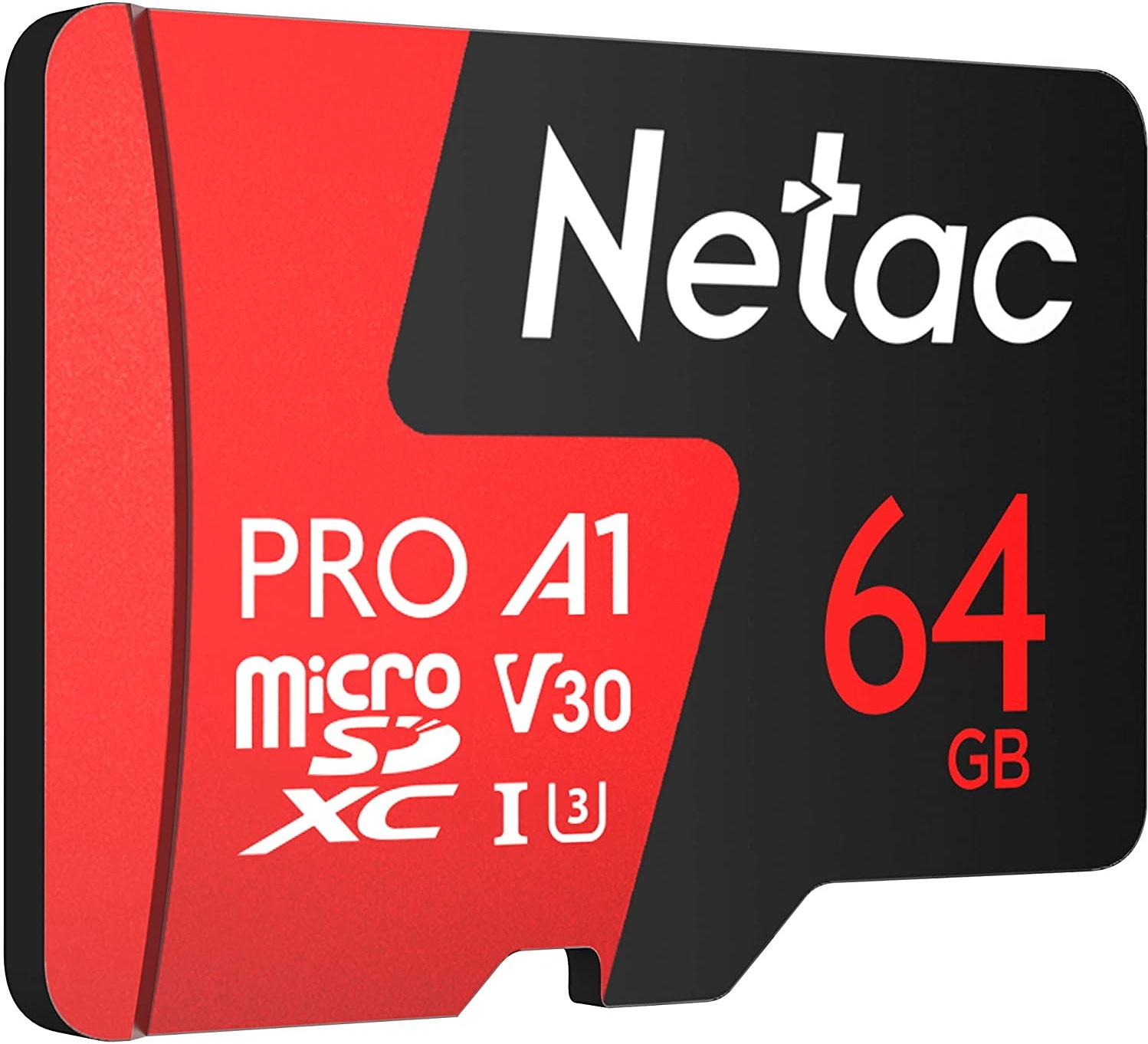 Карта памяти Netac P500 Extreme Pro 64GB (NT02P500PRO-064G-S)
