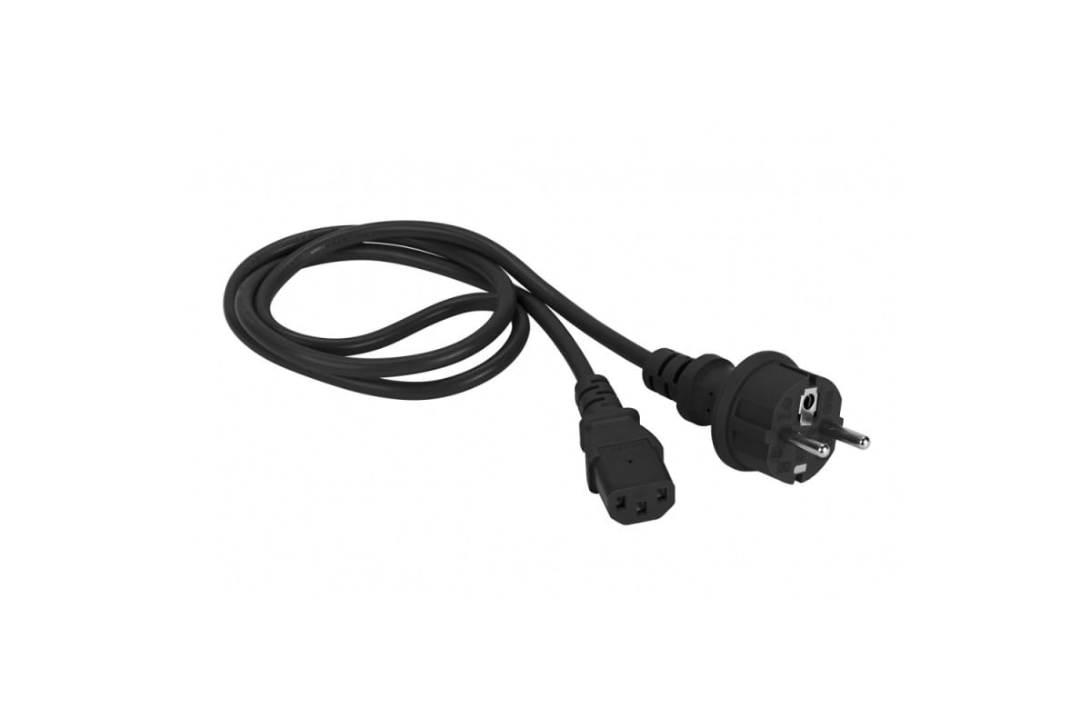 Шнур питания Lanmaster LAN-PP13/SH-0.5-BK черный