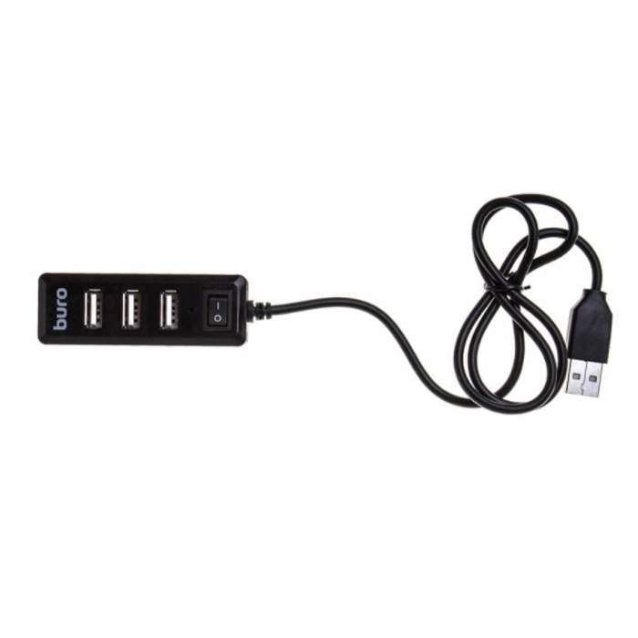 USB-хаб Buro BU-HUB4-0.5L-U2.0