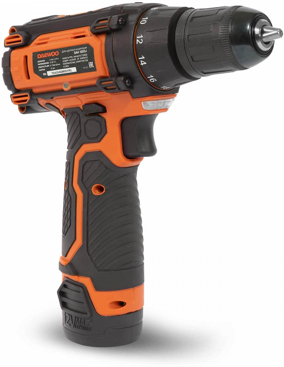 Дрель-шуруповерт Daewoo Power DAA 1220Li