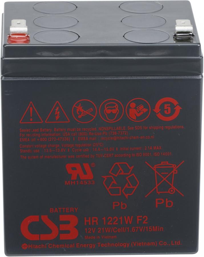 Аккумулятор для ИБП CSB 12V/6.5Ah (HR 1227W F2)