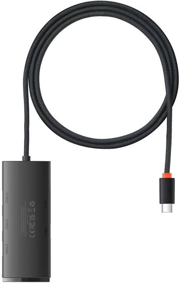 USB-хаб Baseus Lite Series Black (WKQX030401)
