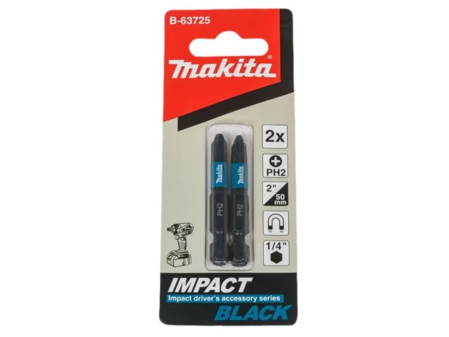 Насадка Impact PH2, 50 мм, Е-form (MZ), 2 шт Makita B-63725