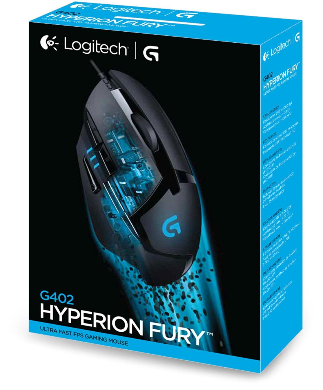 Мышь Logitech G402 Hyperion Fury Black (910-004070)