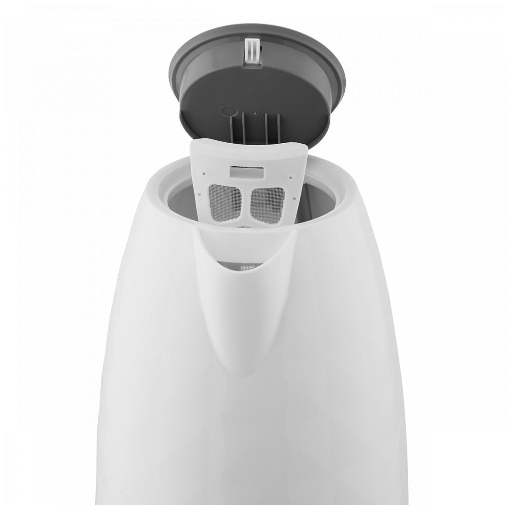 Электрочайник Scarlett SC-EK18P49 белый/серый