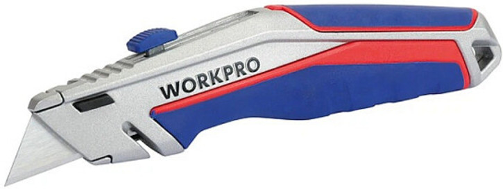 Нож строительный WorkPro WP213014