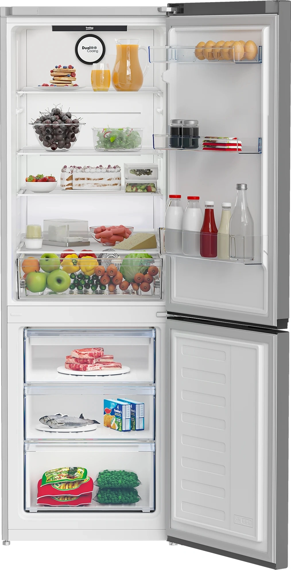 Холодильник Beko B3RCNK362HG серый (7387010012)