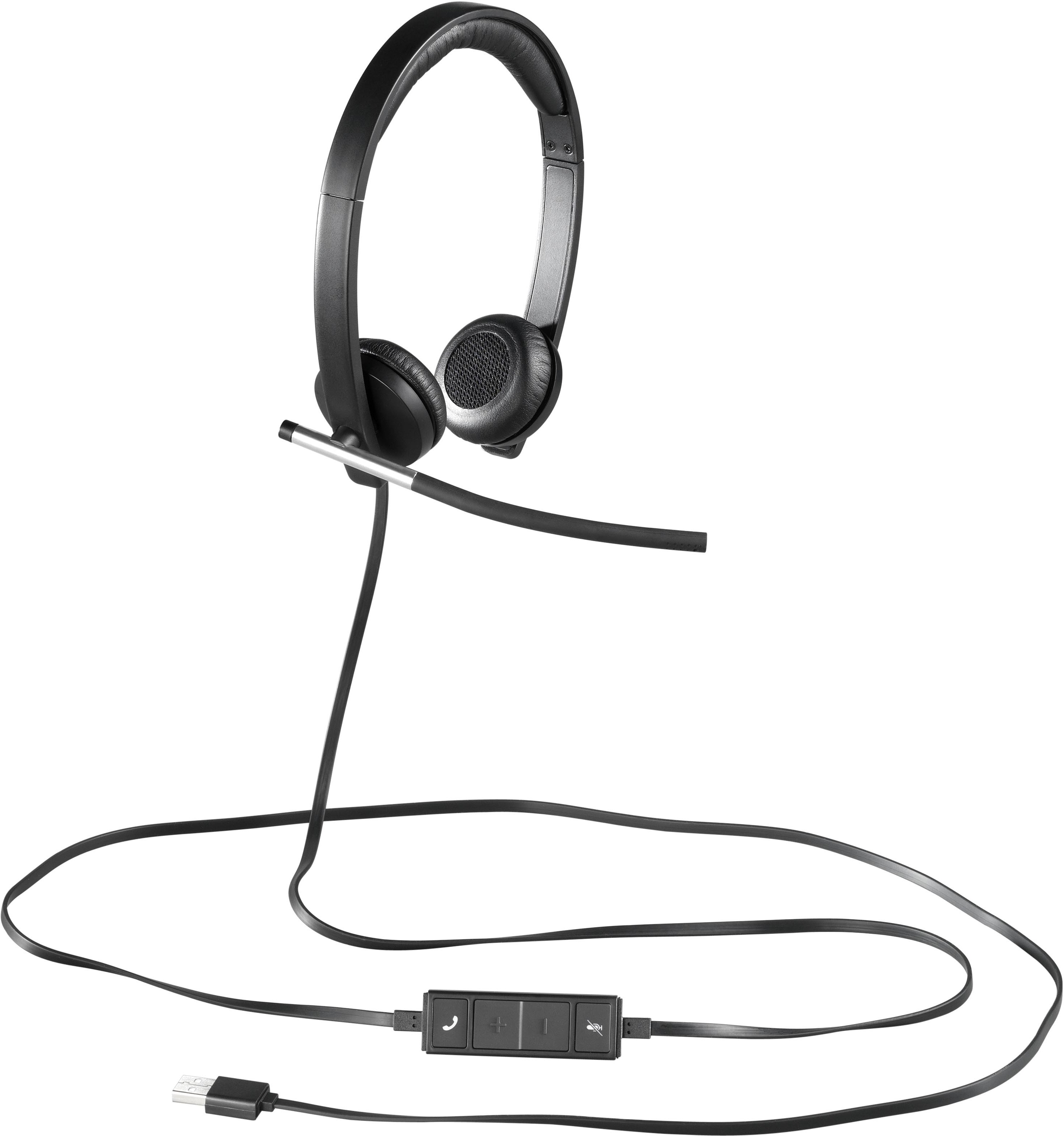 Наушники Logitech H650e Stereo черный (981-000519)