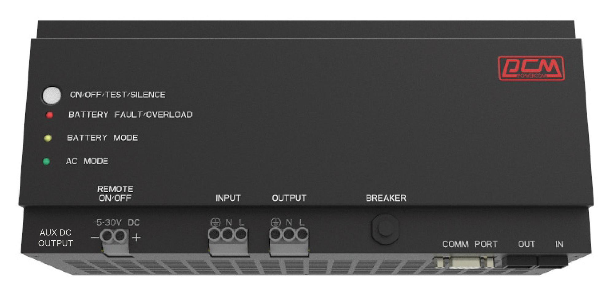 Источник бесперебойного питания Powercom DRU-850 Gen2 черный