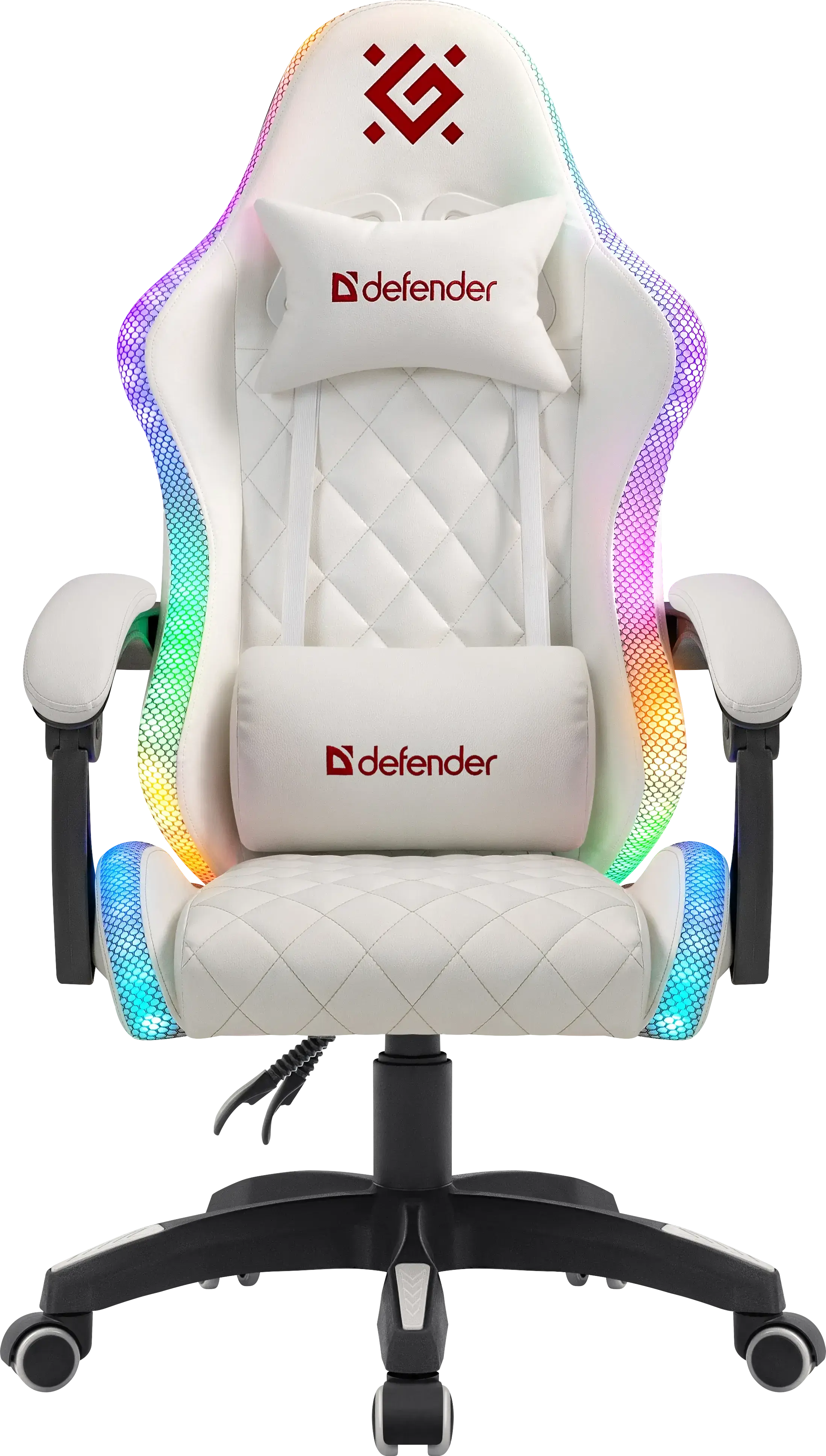 Геймерское кресло Defender Energy белый RGB (64557)