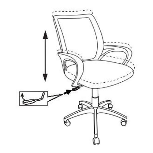Офисное кресло Бюрократ CH-W695NLT розовый (CH-W695NLT/PK/TW-13A)