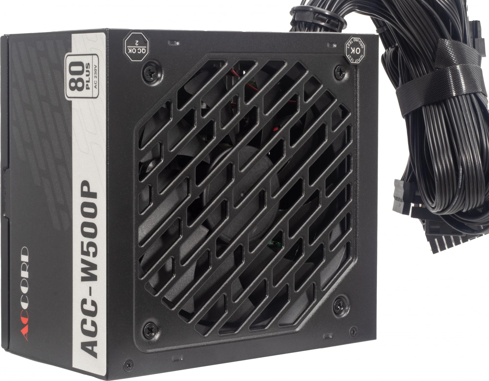 Блок питания Accord ATX 500W 80 Plus White (ACC-W500P)