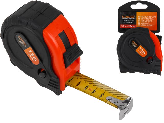 Рулетка 7,5м/25мм STARTUL STANDART (ST3111-7525)