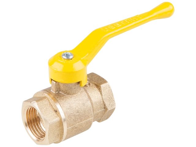 Кран шаровый 3/4" вн.-вн. ручка (ГАЗ) PN1,6 МПа, 11Б27п4, Цветлит (ЦРБ0047)