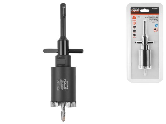 Коронка алмазная d 45мм железобетон GEPARD (GP2079-45) (безударная)