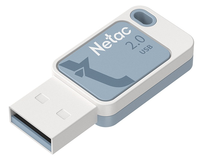 USB Flash-накопитель Netac UA31 64GB USB2.0 синий (NT03UA31N-064G-20BL)