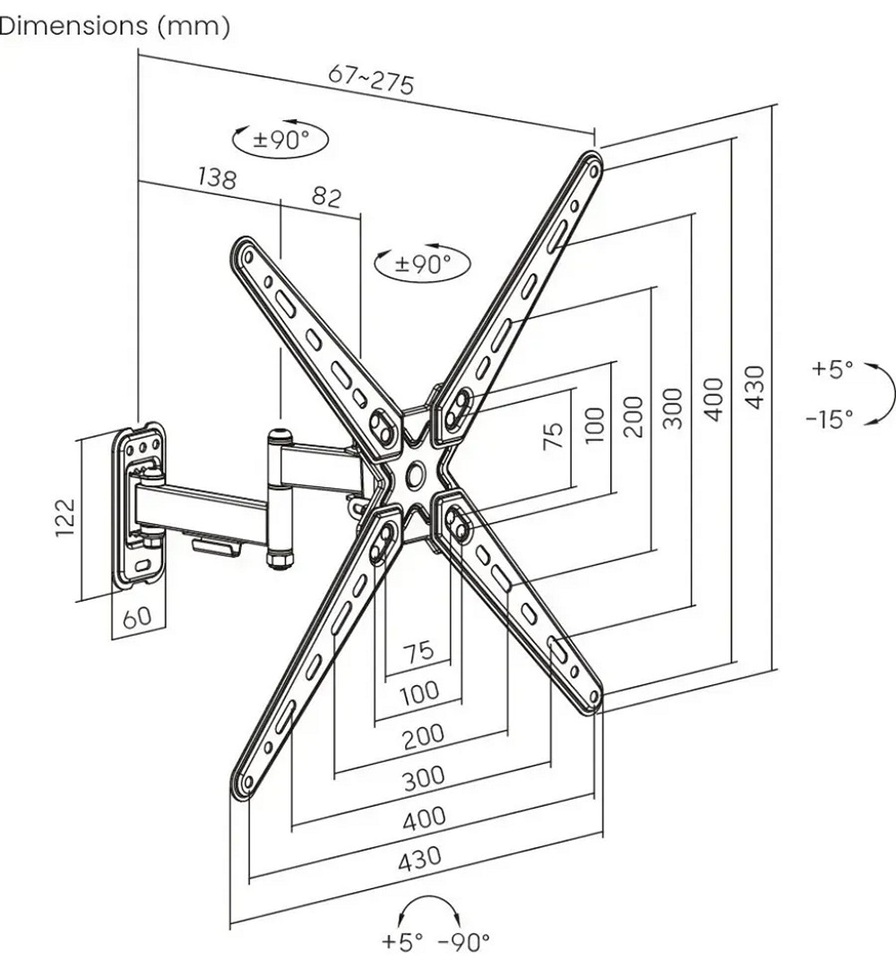 Кронштейн Roome LDA40-442-R