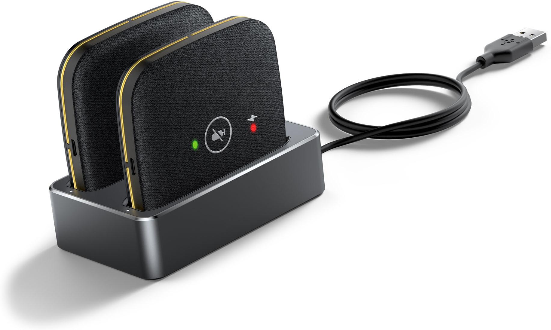 Спикерфон Yealink CPW65-DECT-DUO черный