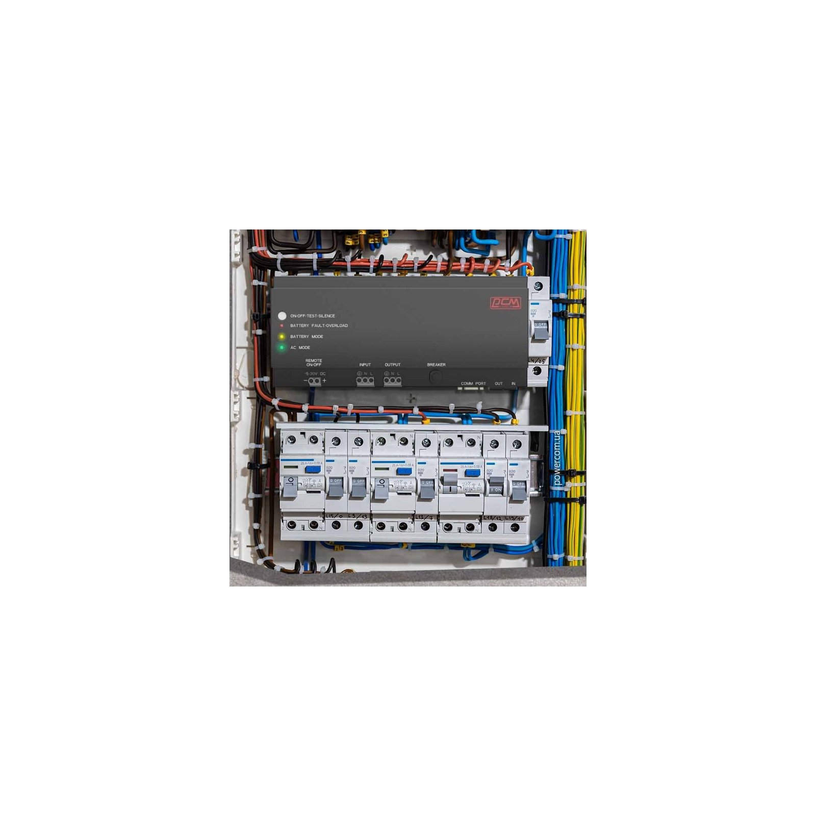Источник бесперебойного питания PowerCom DRU-500 Gen2 черный