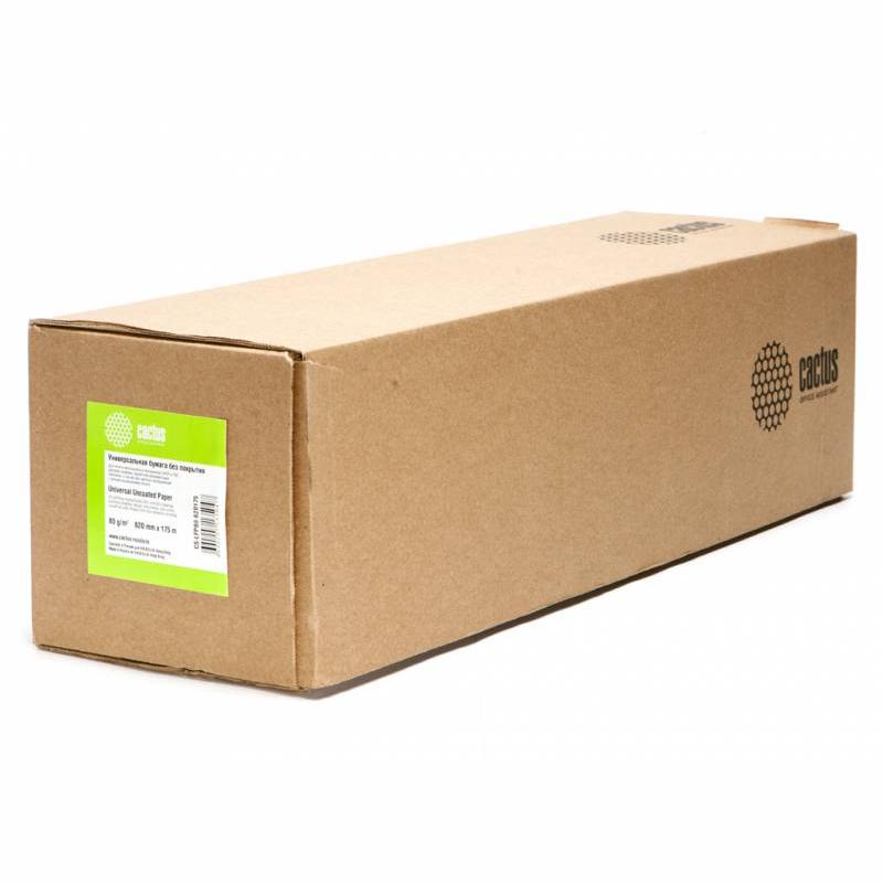 Инженерная бумага CACTUS 841 мм x 175 м 80 г/м2 (CS-LFP80-841175)