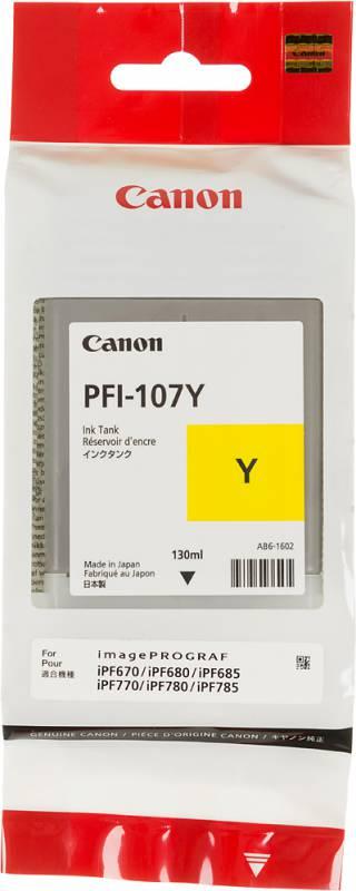 Картридж Canon PFI-107Y (6708B001)