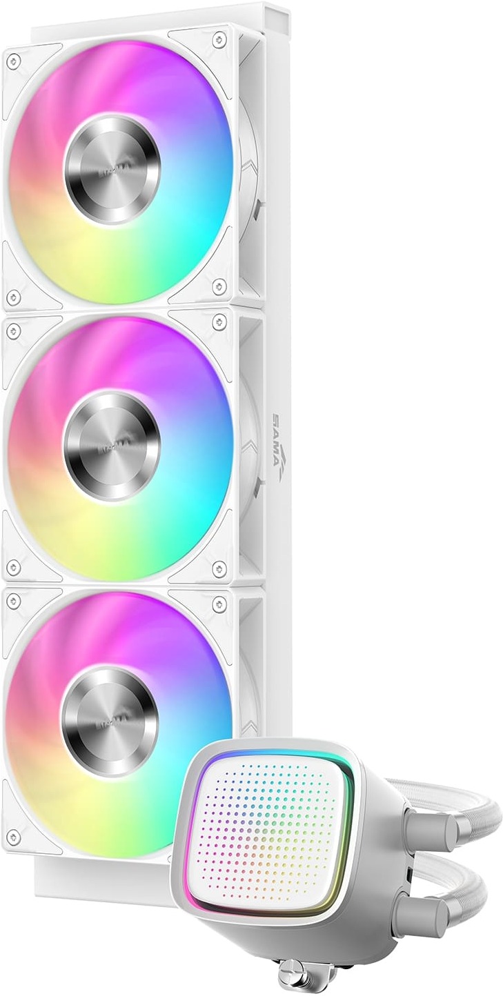 Система жидкостного охлаждения для процессора Sama L50 360WH белый (L50-WHWAYX03-G)