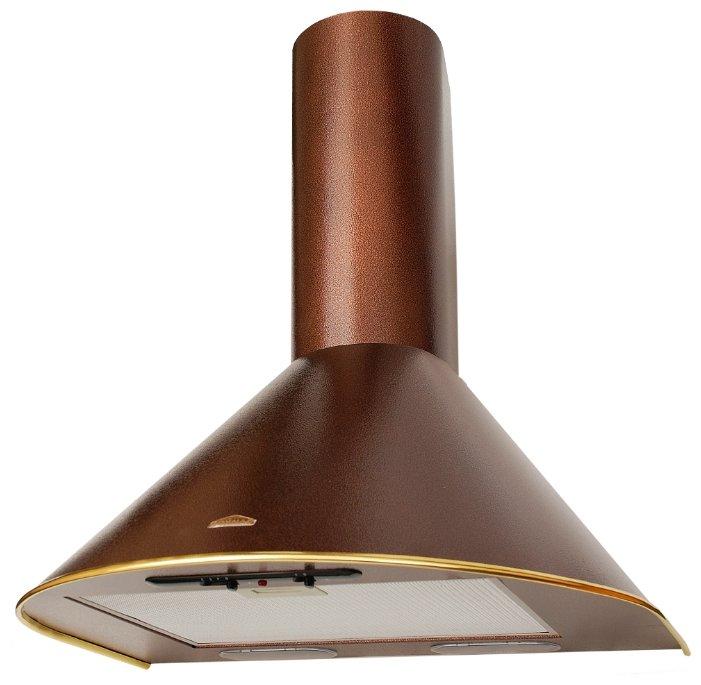 Кухонная вытяжка Elikor Эпсилон 50П-430-П3Л медный антик/золото (841540)