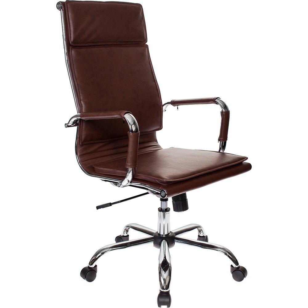Офисное кресло Бюрократ CH-993 эко.кожа/хром Brown