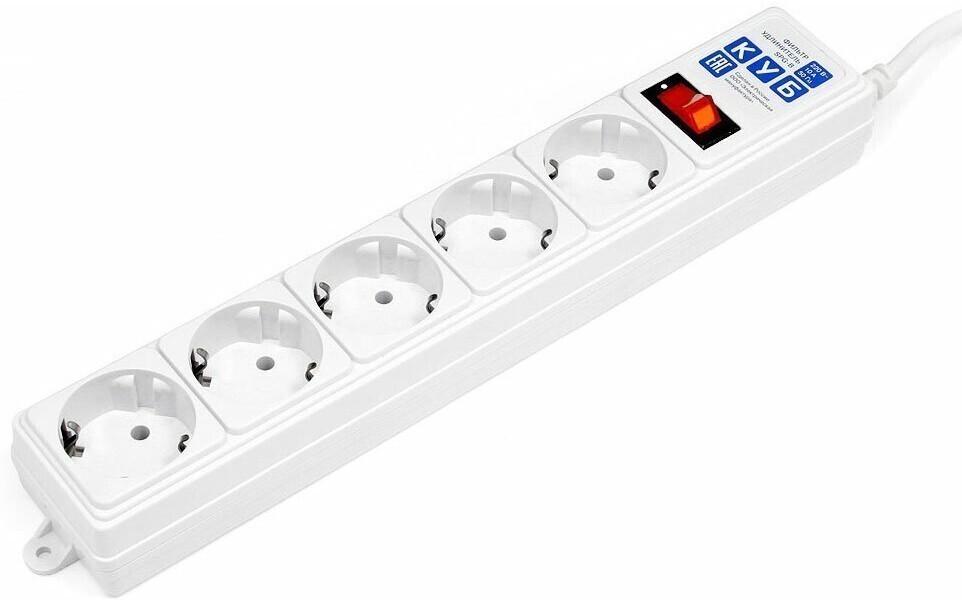 Сетевой фильтр Power Cube SPG-B-6-White 1.9 м