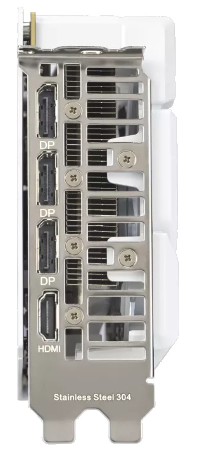 Видеокарта Asus GeForce RTX 5060TI OC Edition 16Gb GDDR7 White DUAL-RTX5060TI-O16G-WHITE (90YV0MH6-M0NA00)