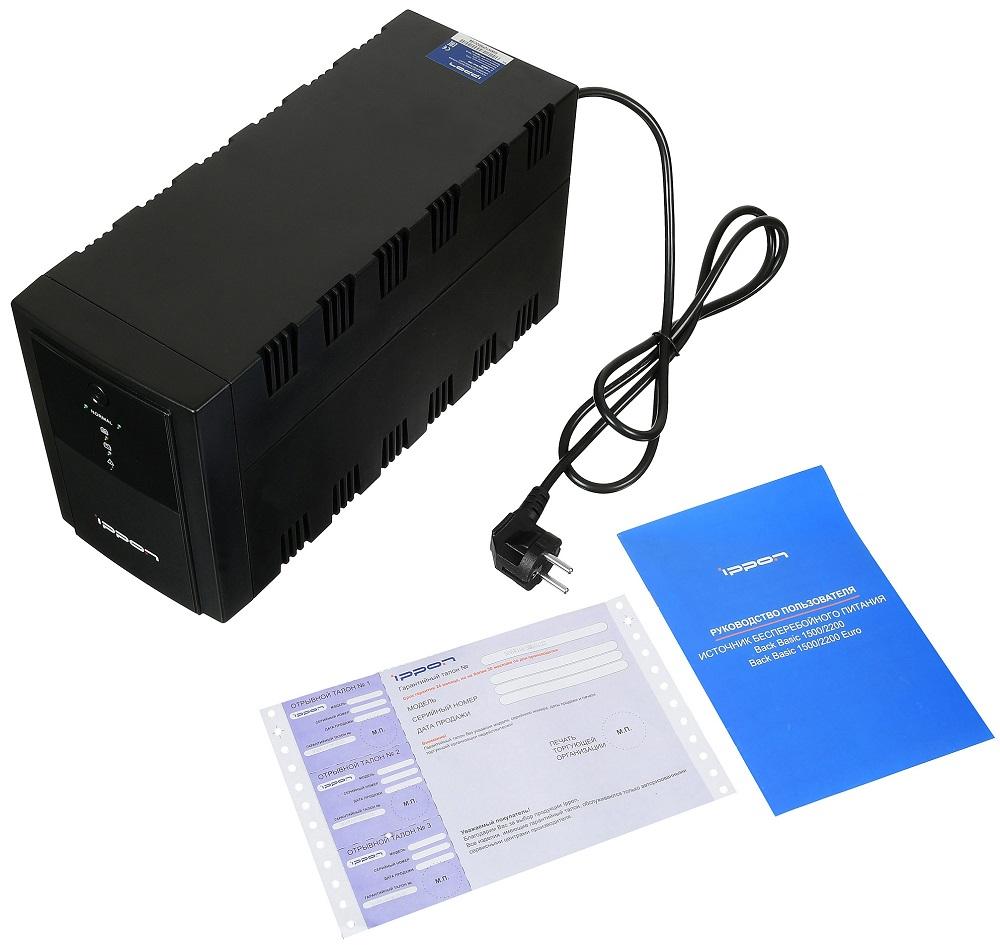 Источник бесперебойного питания Ippon Back Basic 1500 Euro