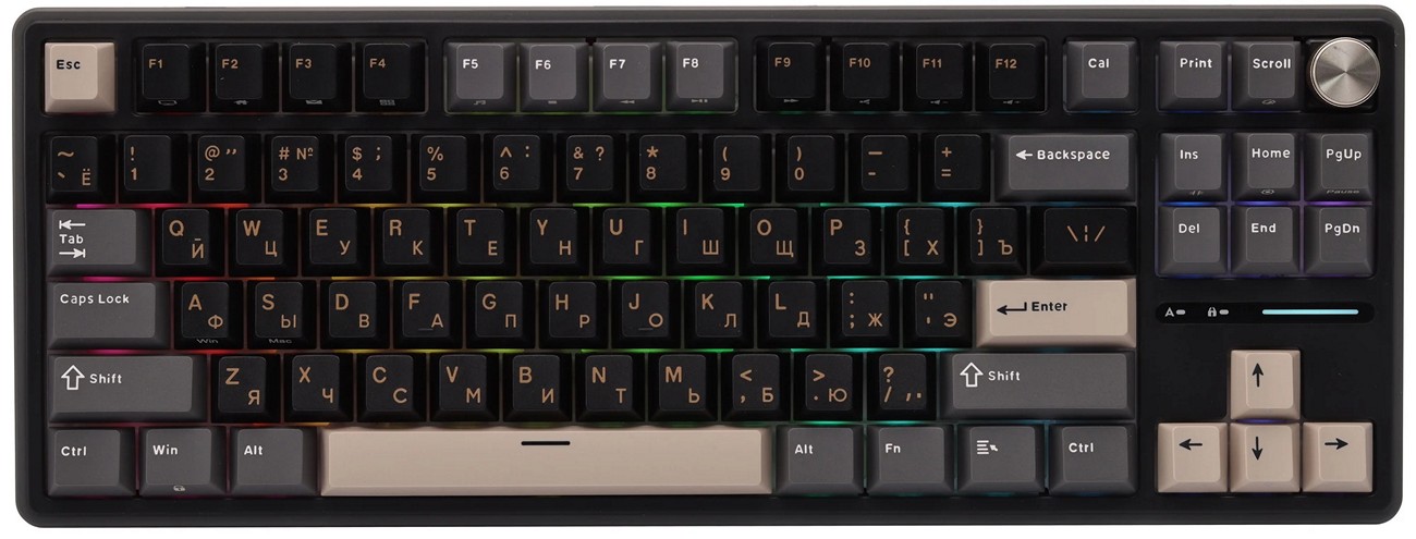 Клавиатура Royal Kludge RK R87 Pro Cream switch/Phantom