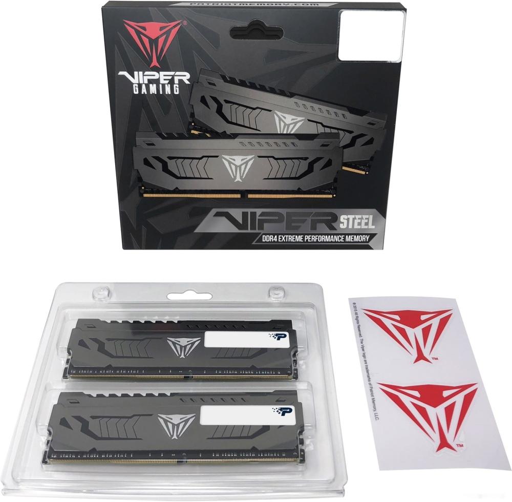 Оперативная память Patriot Viper Steel 2x32GB DDR4 PC4-28800 (PVS464G360C8K)