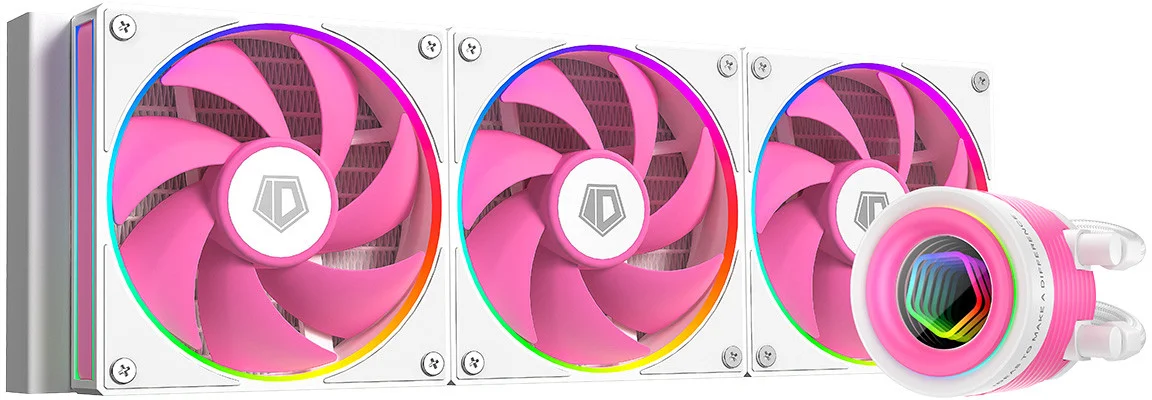 Система жидкостного охлаждения для процессора ID-Cooling FX360 INF Pink