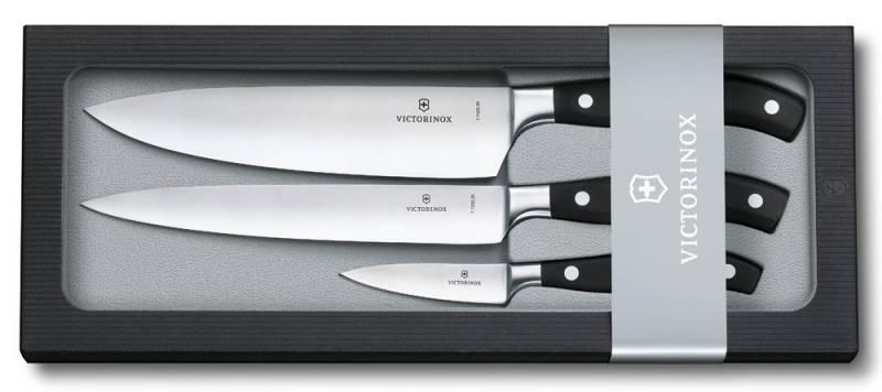 Набор кухонных ножей Victorinox Grand Maitre Chefs черный (7.7243.3)