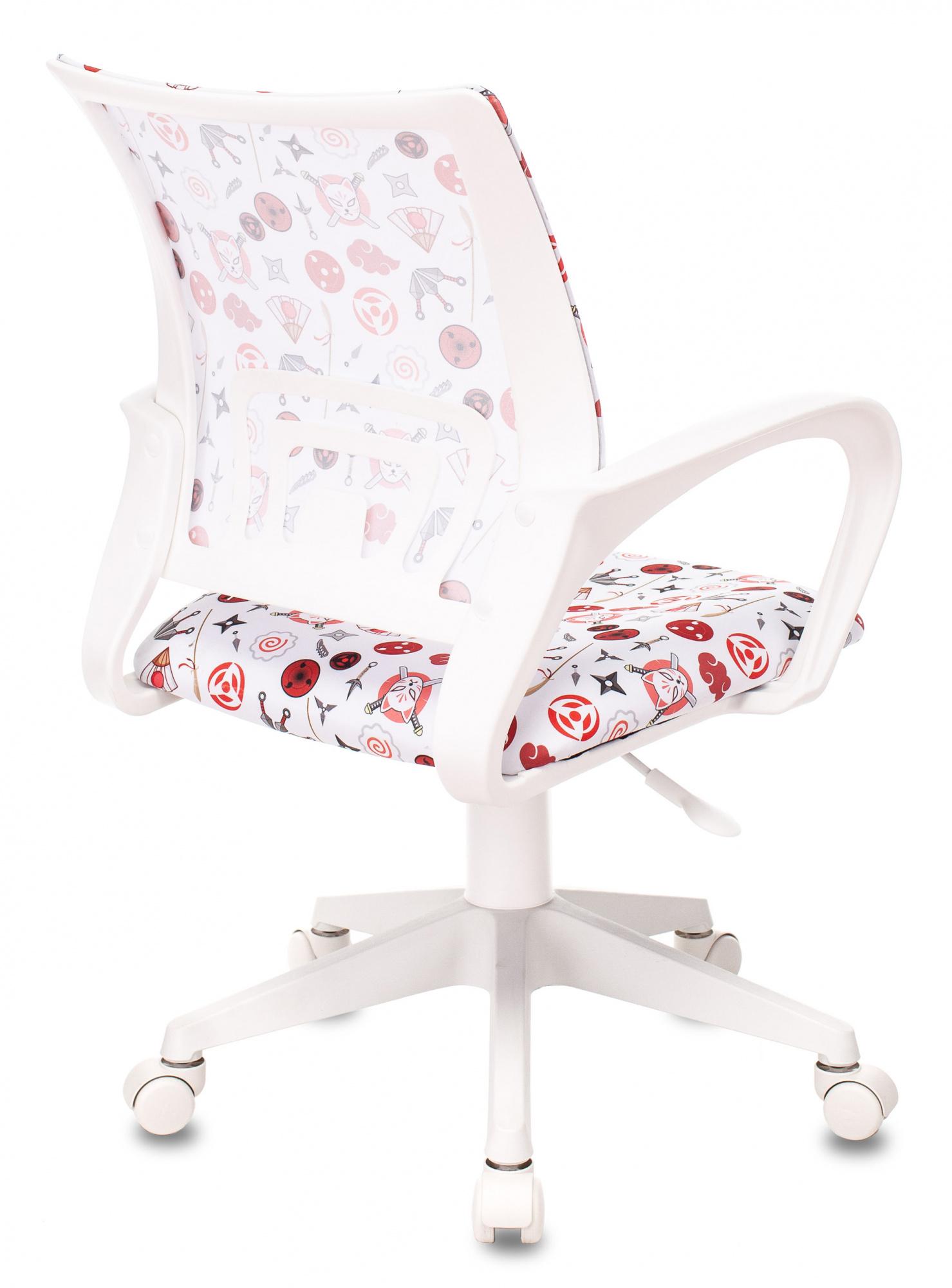 Кресло детское Бюрократ KD-W4/NRTO-WH белый аниме пластик белый