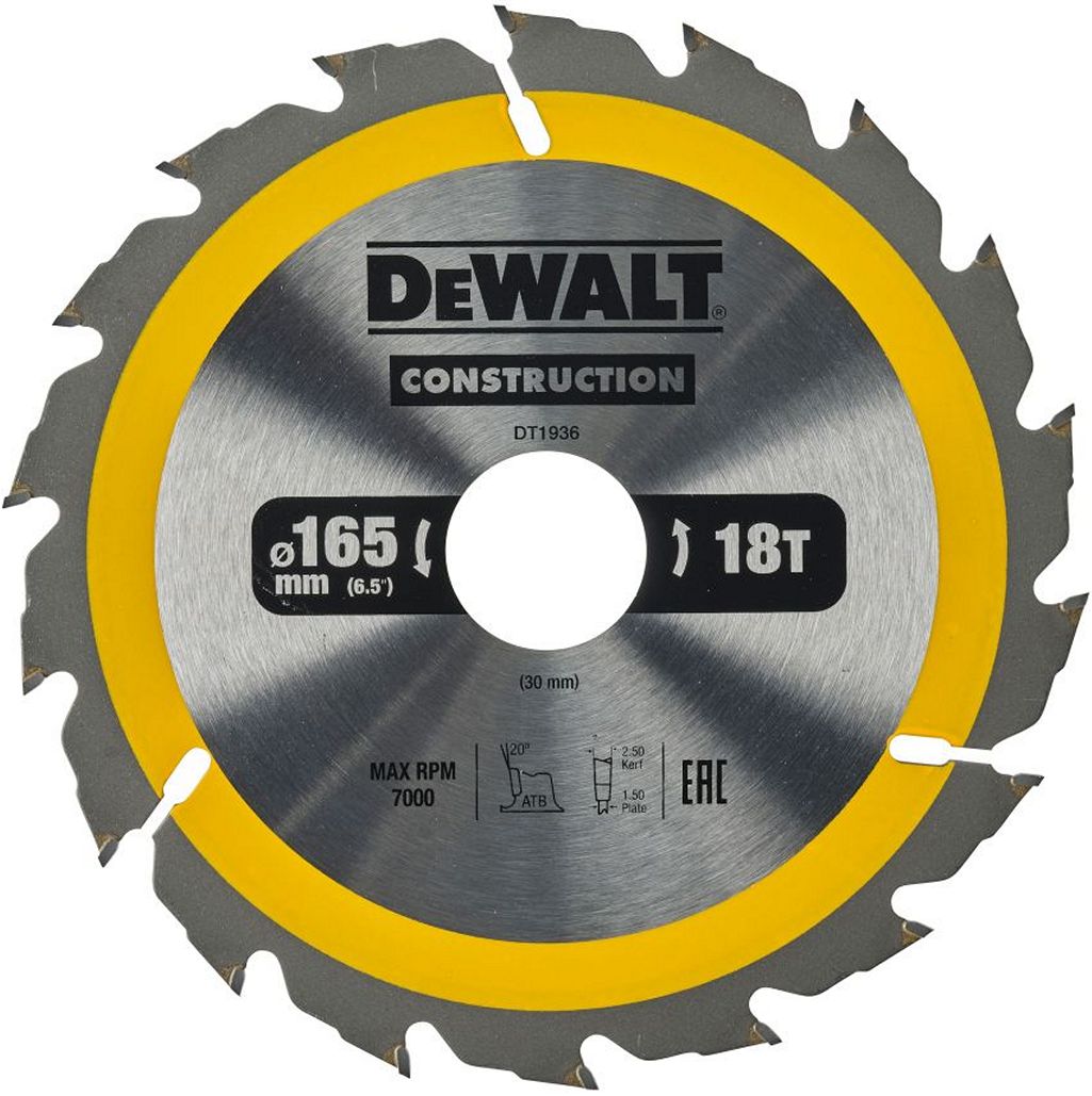 Диск пильный DeWalt DT1936-QZ