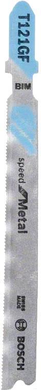 Пилка для лобзика Bosch T 121 GF Speed for Metal 5шт 2.608.636.712