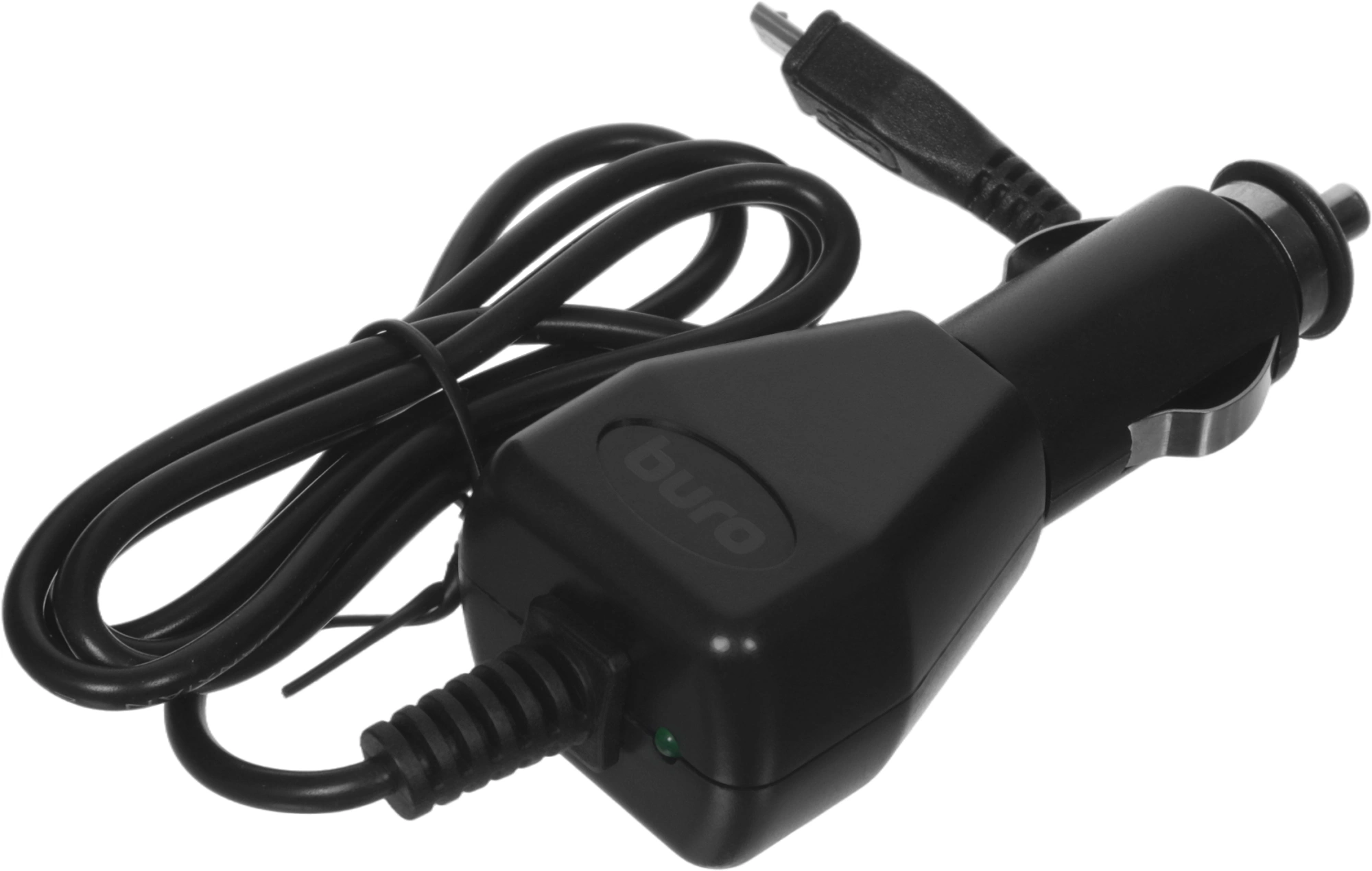 Автомобильное зарядное Buro XCJ-048-EM-2A microUSB черный